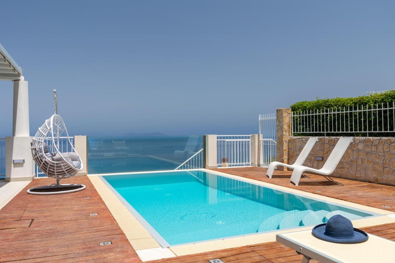 Villas D'Orlando - With Private Pool And Sea View Capo dʼOrlando Exterior foto