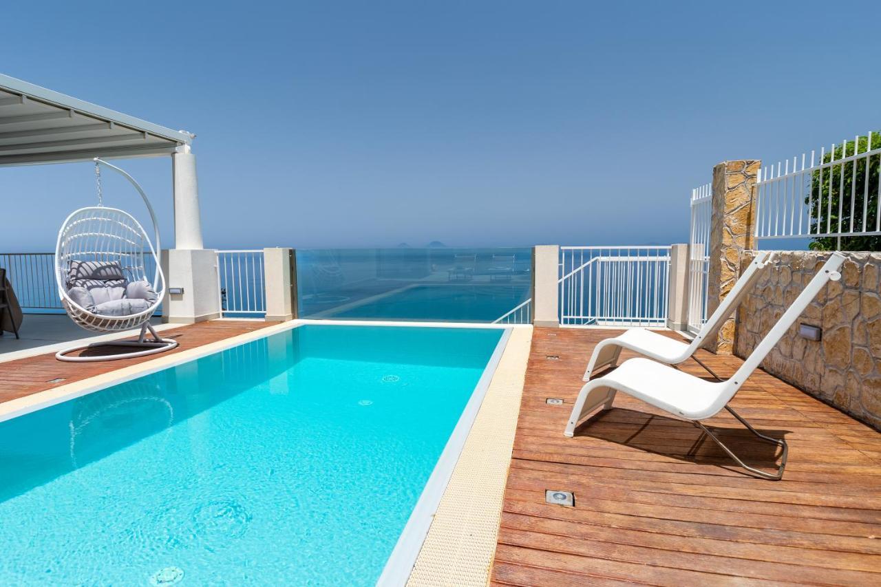 Villas D'Orlando - With Private Pool And Sea View Capo dʼOrlando Exterior foto