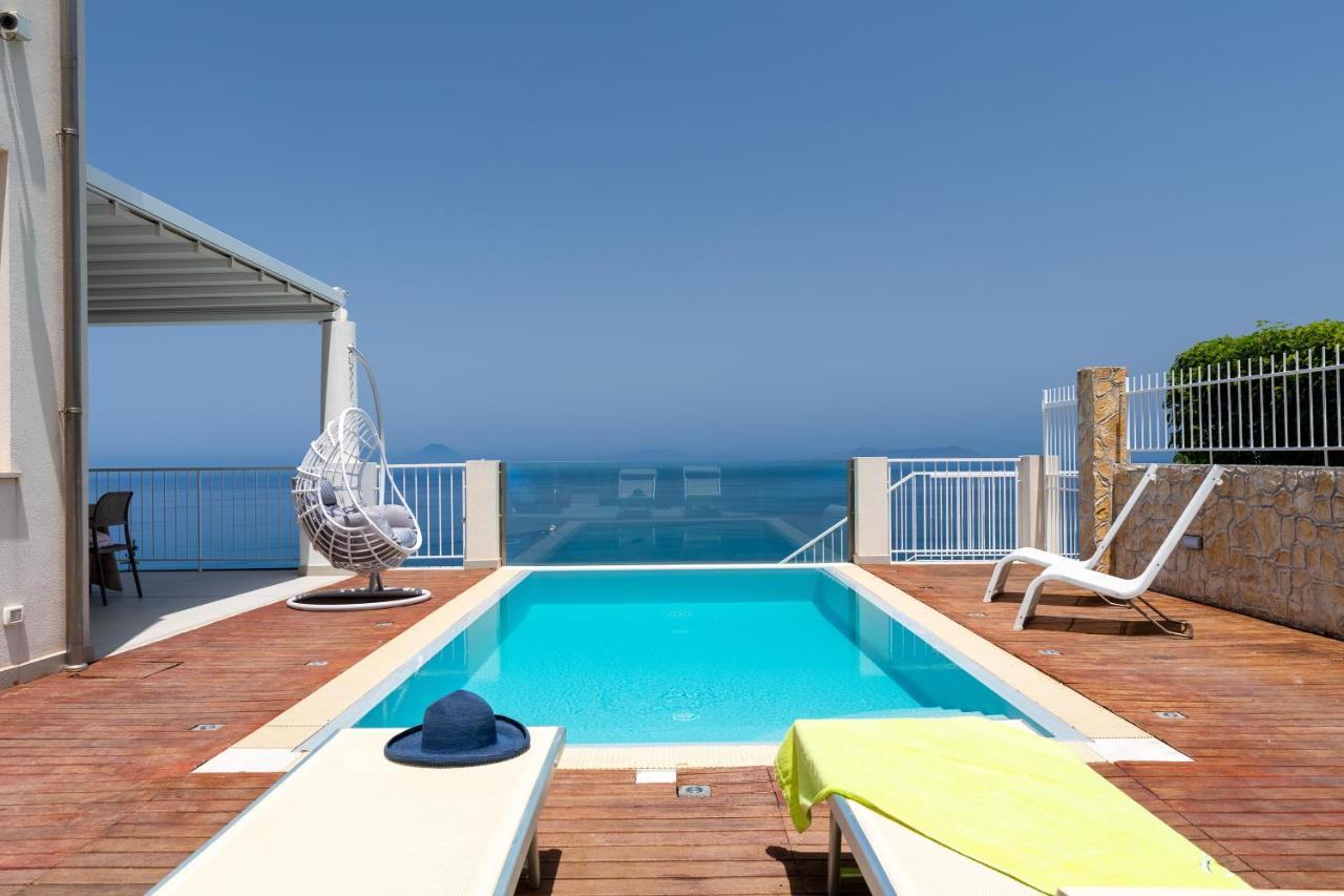 Villas D'Orlando - With Private Pool And Sea View Capo dʼOrlando Exterior foto