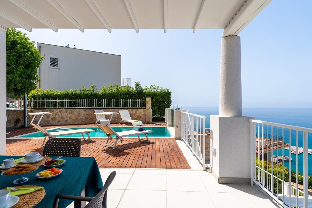 Villas D'Orlando - With Private Pool And Sea View Capo dʼOrlando Exterior foto