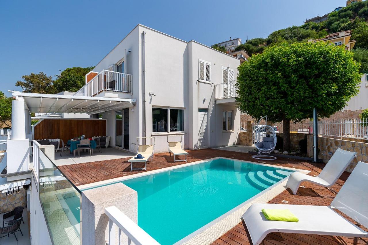 Villas D'Orlando - With Private Pool And Sea View Capo dʼOrlando Exterior foto