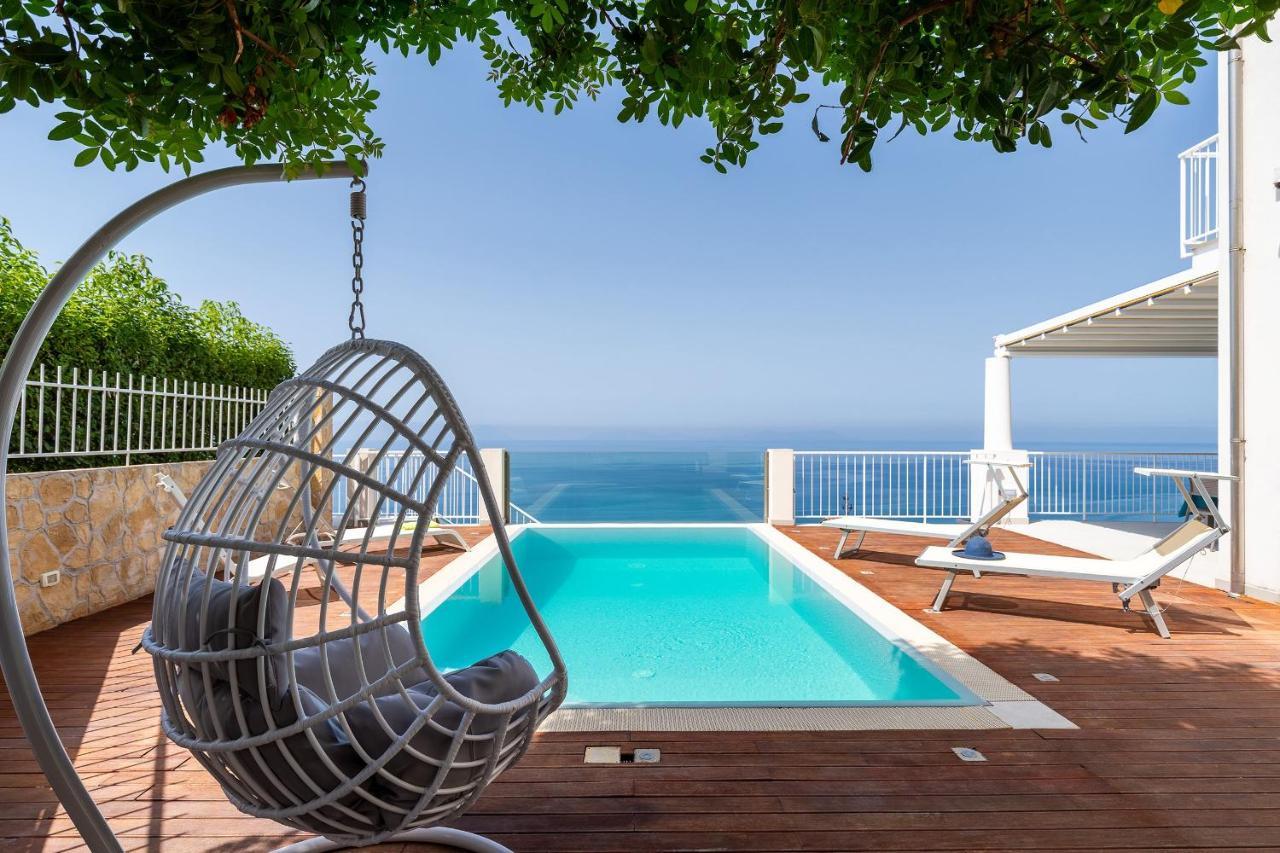 Villas D'Orlando - With Private Pool And Sea View Capo dʼOrlando Exterior foto