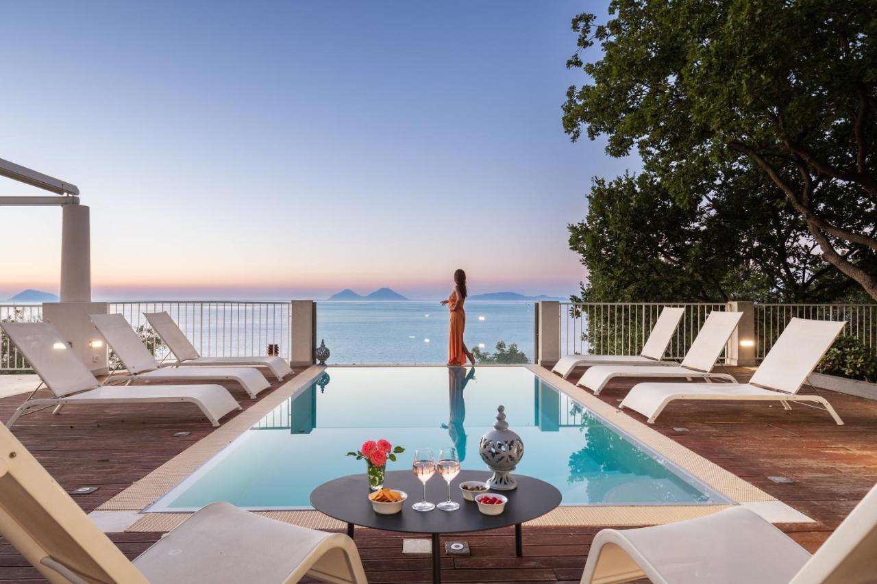 Villas D'Orlando - With Private Pool And Sea View Capo dʼOrlando Exterior foto